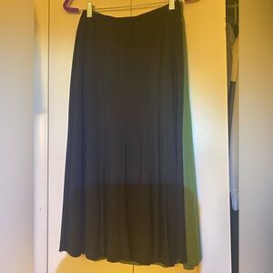 Both Black and Green Skirts